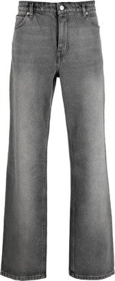 Stonewashed Wide-Leg Jeans