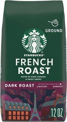 Dark Roast Ground Coffee — French Roast — 100% Arabica — 1 bag (12 oz.)