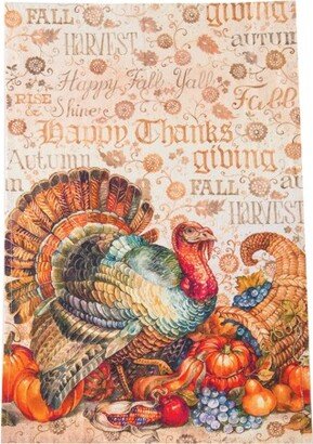 Traditional Turkey Printed Flour Sack Kitchen Towel Dishtowel