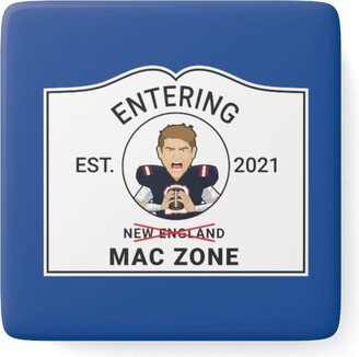 Entering Mac Zone | Jones Porcelain Magnet, Square