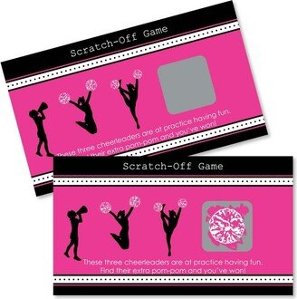 Big Dot of Happiness We've Got Spirit - Cheerleading - Birthday Party or Cheerleader Party Game Scratch Off Cards - 22 Count