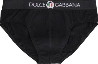 Logo-Embroidered Elasticated Waistband Briefs