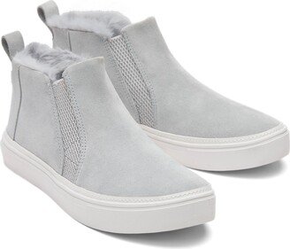 Bryce Faux Fur Trim High Top Slip-On Sneaker