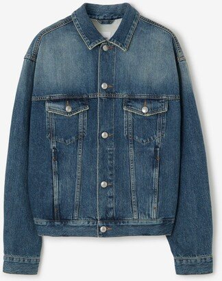 Washed Japanese Denim Jacket Size: 42