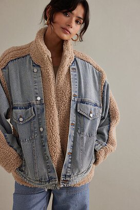 Fuzzy Wuzzy Sherpa Denim Jacket