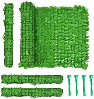 4 Pieces 118 x 39 Inch Artificial Ivy Privacy Fence for Fence and Vine Decor - 118