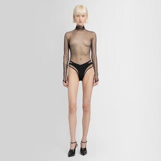 Woman Black Bodysuits-AA