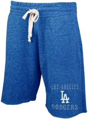 Men's Concepts Sport Heathered Royal Los Angeles Dodgers Mainstream Tri-Blend Shorts