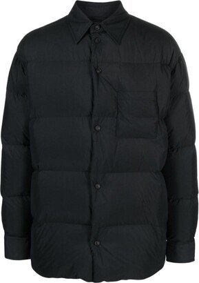 Button-Front Puffer Jacket