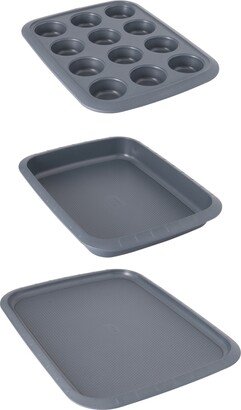 Gem Large 3-Pc. Nonstick Baking Pan Set