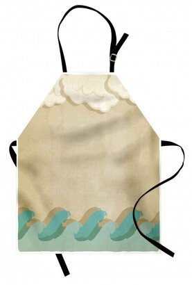 Ocean Waves and Clouds Apron