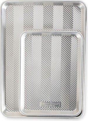 Prism 2 pc Set Quarter and Half Sheet - Silver