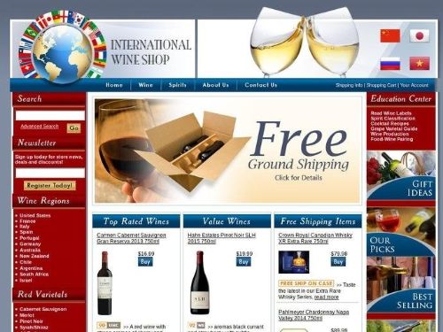 International Wine Shop Promo Codes & Coupons