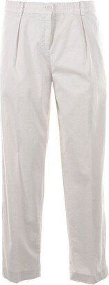 Pleat Detailed Cropped Pants-AB