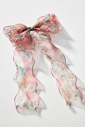 Selkie Floral Wavy Hair Bow Clip