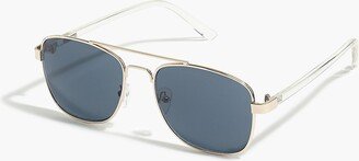 Men's Square-Frame Aviator Sunglasses