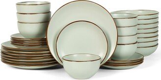 Stone Lain Brasa 32Pc Stoneware Dinnerware Set