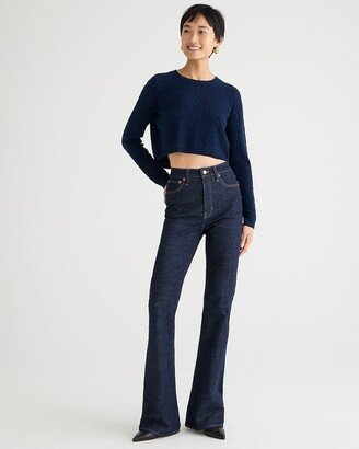 Skinny flare jean in Rinse wash