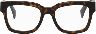 Tortoiseshell Square Glasses-AB