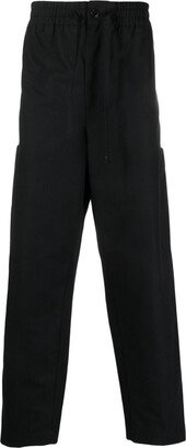 Drawstring Wide Leg Trousers-AI