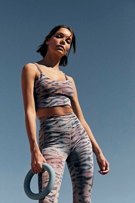 Beat The Heat Reversible Printed Bra In Tiger Combo