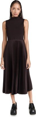 Women's Pleated Combo Dress