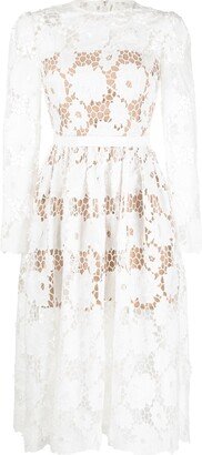 Cotton Lace Midi Dress