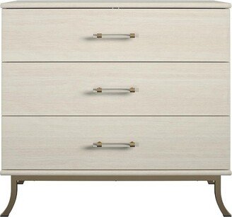 Monarch Hill Clementine 3 Drawer Dresser, White