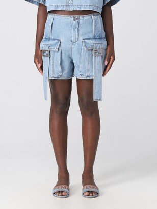 denim shorts-AO