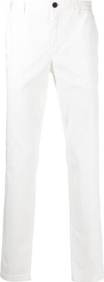 Slim-Cut Cotton Trousers-AI