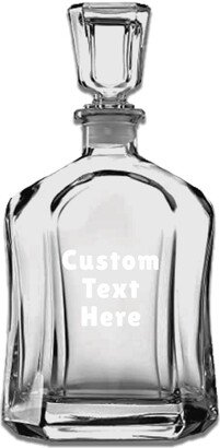 Engraved Whiskey Decanter Customized With Your Personalized Text