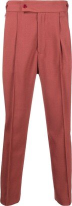 Cropped Tailored Trousers-BL