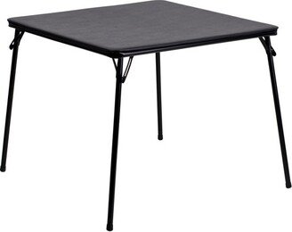 Madelyn Black Folding Card Table - Lightweight Portable Folding Table with Collapsible Legs - Set of 3