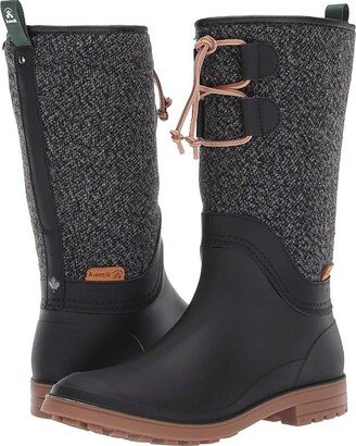 Abigail (Black/White) Women's Boots