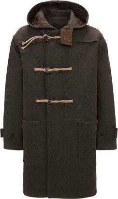 x A.P.C. hooded duffle coat