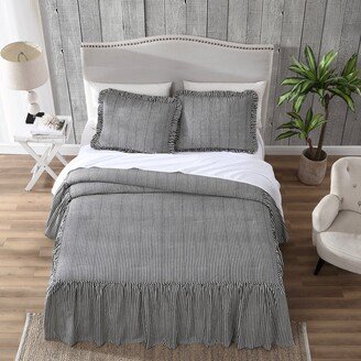 Hawthorne Park Ticking Stripe Bedspread Set