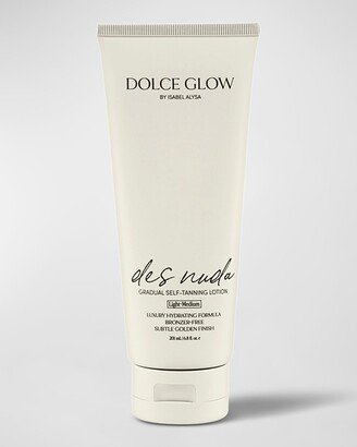 Dolce Glow 6.8 oz. Des Nuda Self-Tanning Lotion - Light to Medium