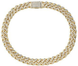 Diamond Select Cuts 14K 1.14 Ct. Tw. Diamond Curb Chain Bracelet