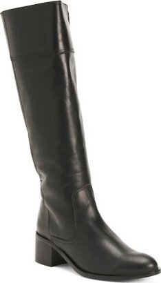 Leather Tall Shaft Boots for Women-AA