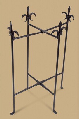 Kindwer Fleur De Lis Iron Stand for Oval Tubs