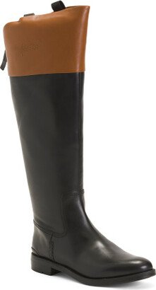 TJMAXX Leather Meyer High Shaft Boots For Women