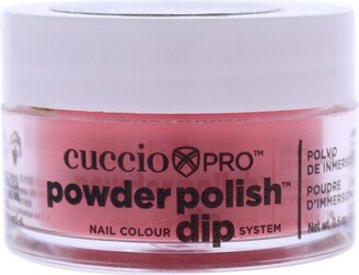 Pro Powder Polish Nail Colour Dip System - Coral With Peach Undertones by Cuccio Colour for Women - 0.5 oz Nail Powder