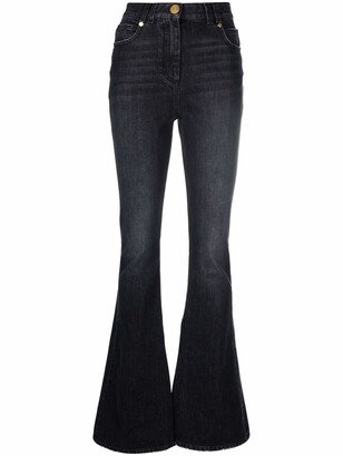 High-Rise Bootcut Jeans-AS