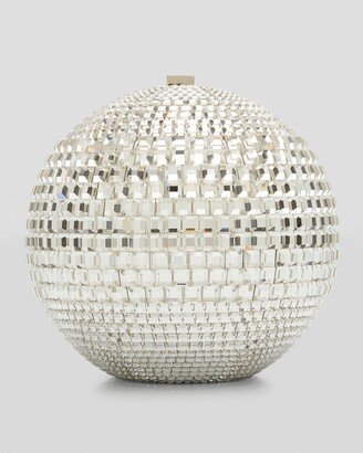 Sphere Allover Crystals Minaudiere