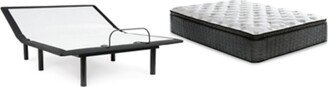 Ashley Sleep Align Plush Euro Top with Memory Foam Queen Mattress with Adjustable Base