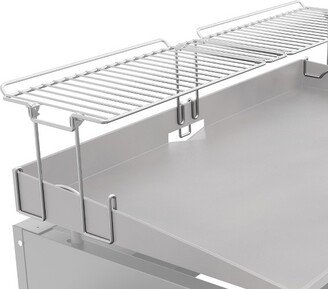 Griddle Warming Rack Designed for 28 in. Blackstone Griddles, New & Improved Design One-Step Clip on Attachment