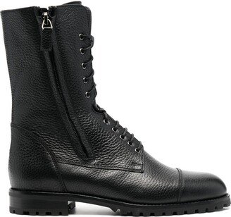 Campcha leather combat boots