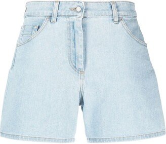 Light-Washed Denim Shorts