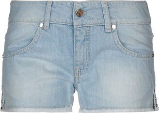 MET JEANS Denim Shorts Blue