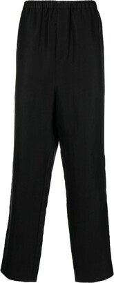 High-Waisted Tapered Trousers-AC